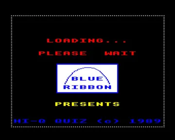 Hi-Q Quiz (1989)(Blue Ribbon)[LOADER] screen shot title